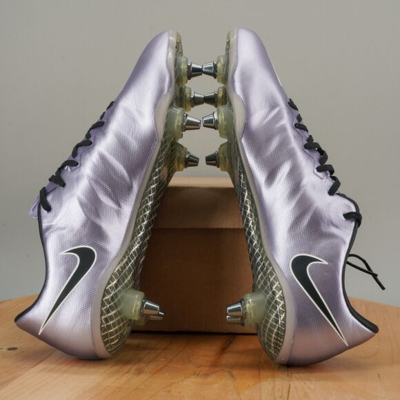 Mens 7.5 / Womens 9 - Nike Mercurial Vapor 10 SG Soccer Cleats Metallic Purple - Picture 6 of 9